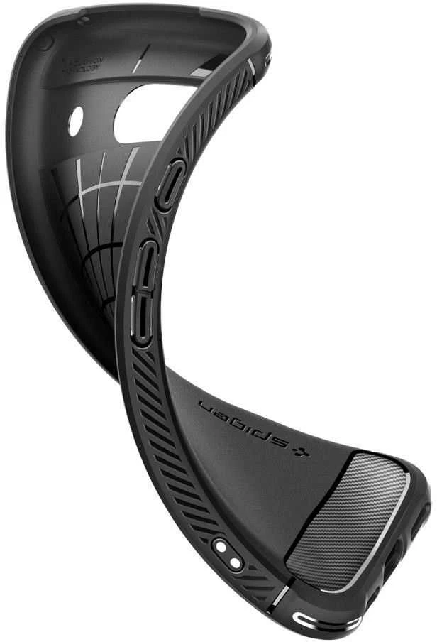 Spigen Rugged Armor – dėklas skirtas Google Pixel 8A Juodas