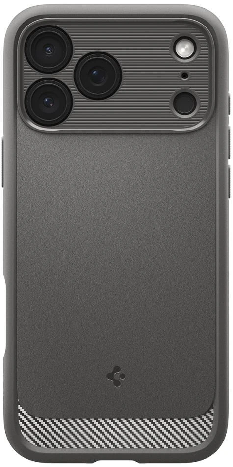 Dėklas Spigen Rugged Armor MagSafe Case for iPhone 18 Pro / 17 Pro - Gray