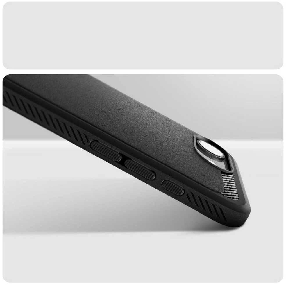 „Spigen Rugged Armor MagSafe“ dėklas, skirtas „iPhone 16e / 17e“ - juodas