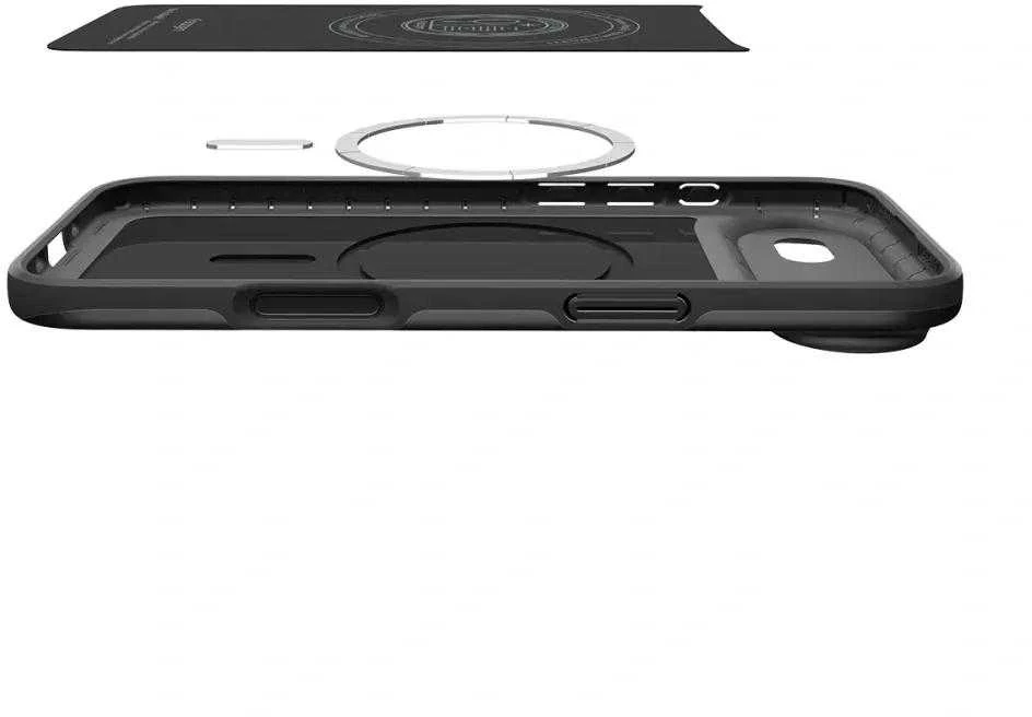 Spigen Thin Fit MagSafe dėklas skirtas Apple iPhone 17 Air – juodos spalvos
