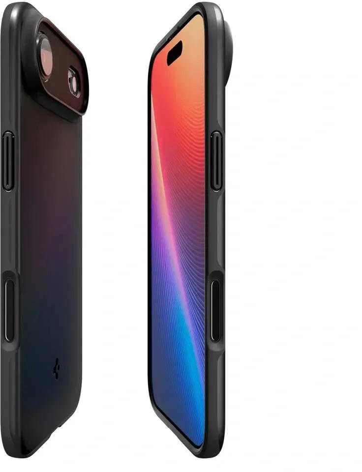 Spigen Thin Fit MagSafe dėklas skirtas Apple iPhone 17 Air – juodos spalvos