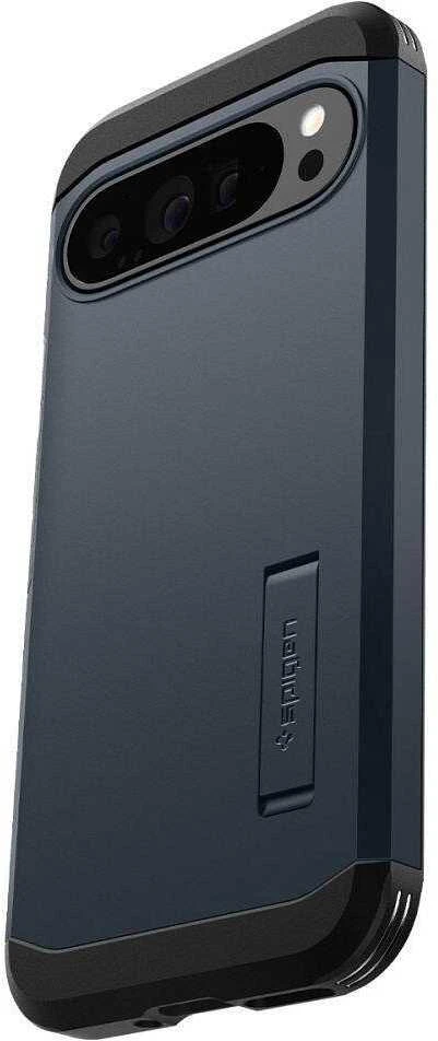 Google Pixel 9 Pro XL Spigen Tough Armor Metal Slate dėklas telefonui juodos spalvos