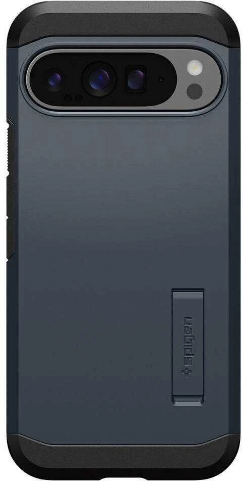 Google Pixel 9 Pro XL Spigen Tough Armor Metal Slate dėklas telefonui juodos spalvos