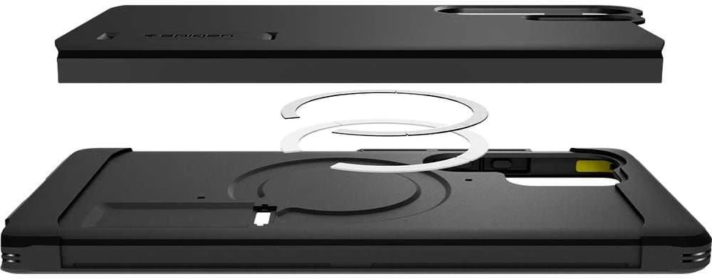 Spigen Tough Armor MagSafe Samsung Galaxy S25 Ultra – dėklas telefonui juodos spalvos