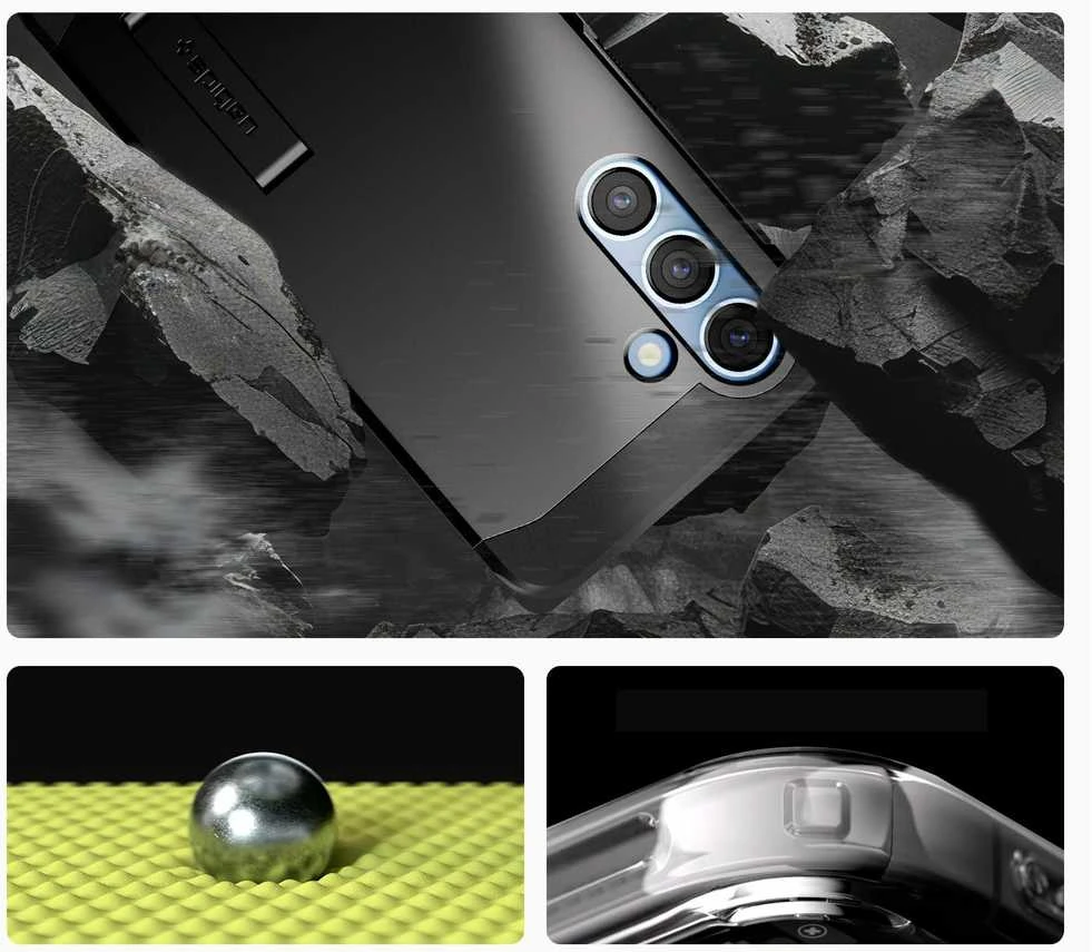 Spigen Tough Armor MagSafe – dėklas skirtas Samsung Galaxy S25+ Juodas