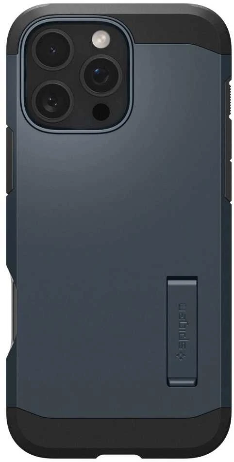 Dėklas „Spigen Tough Armor MagSafe“, metalinis skalūno spalvos – „Apple iPhone 16 Pro“