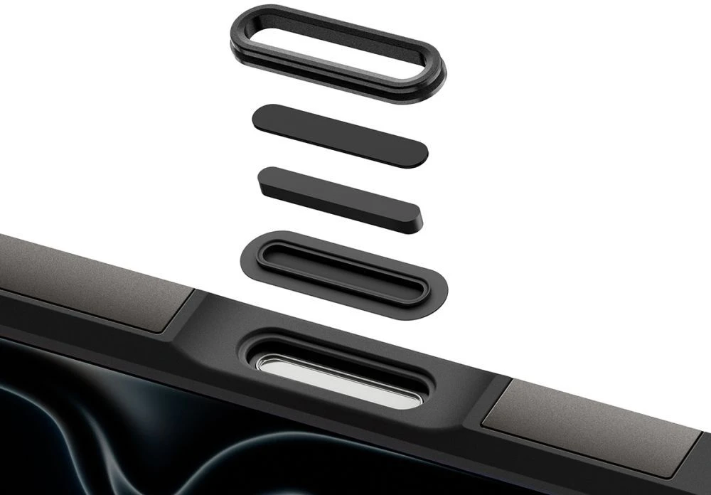 Dėklas Spigen Tough Armor Case for iPhone 18 Pro Max / 17 Pro Max - Juodas