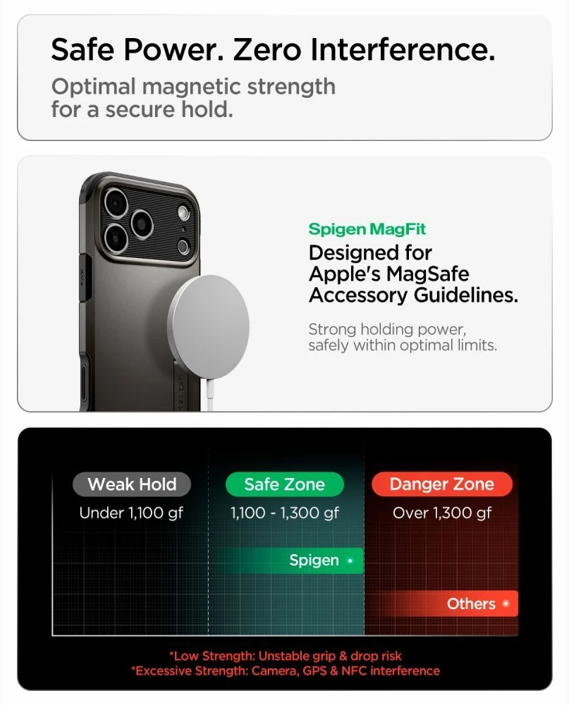 Dėklas Spigen Tough Armor MagSafe case for iPhone 18 Pro / 17 Pro - juodas