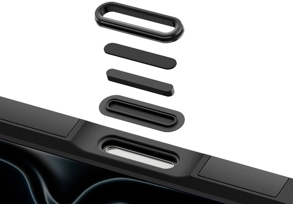 Dėklas Spigen Tough Armor MagSafe case for iPhone 18 Pro / 17 Pro - juodas