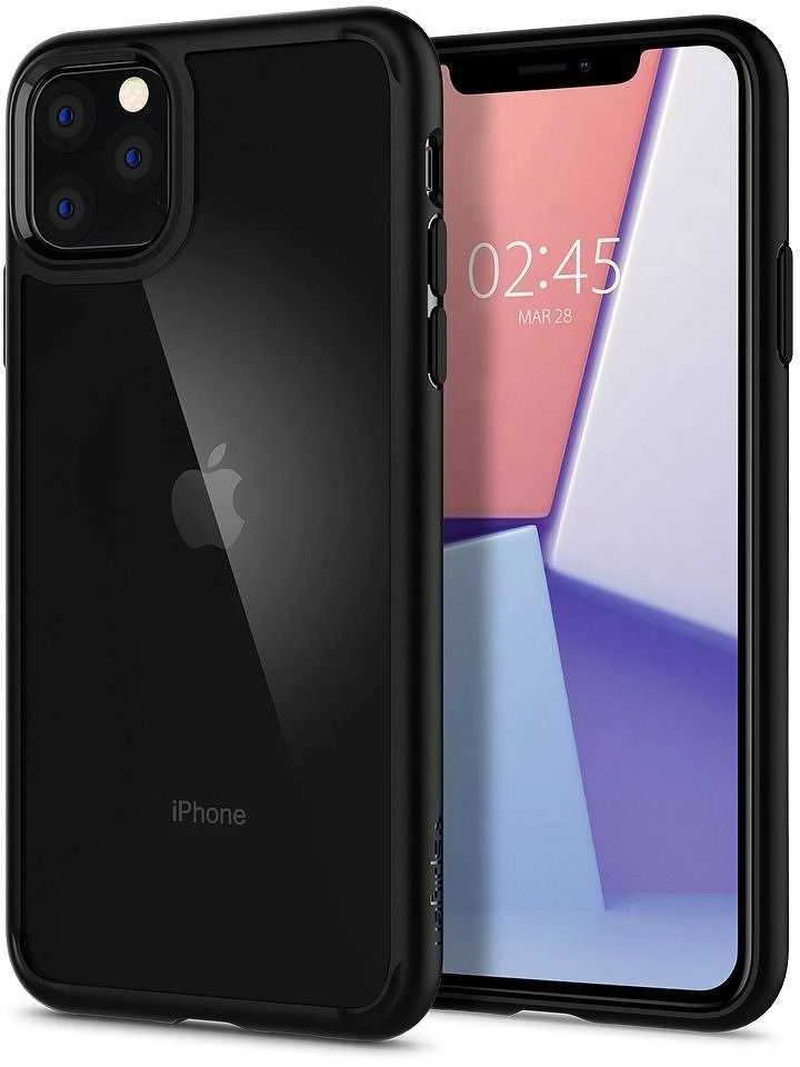 Spigen Ultra Hybrid dėklas skirtas Apple iPhone 11, spalva - Matte Black
