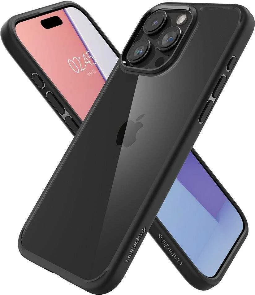 Spigen Ultra Hybrid Apple iPhone 16 Pro Max – dėklas telefonui juodos matinės spalvos