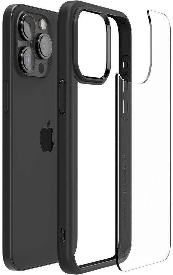 Spigen Ultra Hybrid Apple iPhone 16 Pro Max – dėklas telefonui juodos matinės spalvos