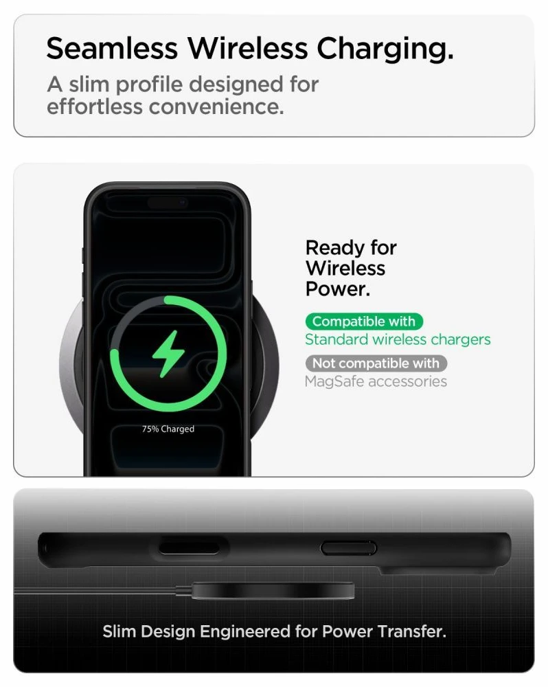 Dėklas SPIGEN case ULTRA HYBRID for IPHONE 18 Pro Max / 17 Pro Max matte juodas