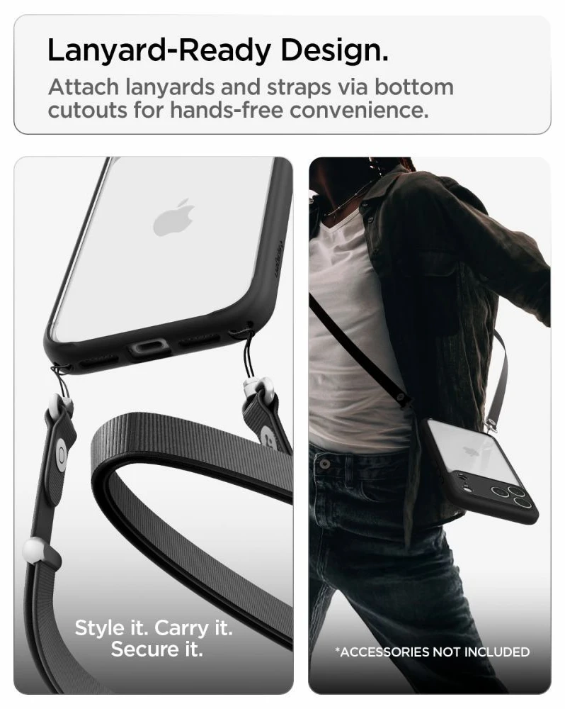 Dėklas SPIGEN case ULTRA HYBRID for IPHONE 18 Pro Max / 17 Pro Max matte juodas