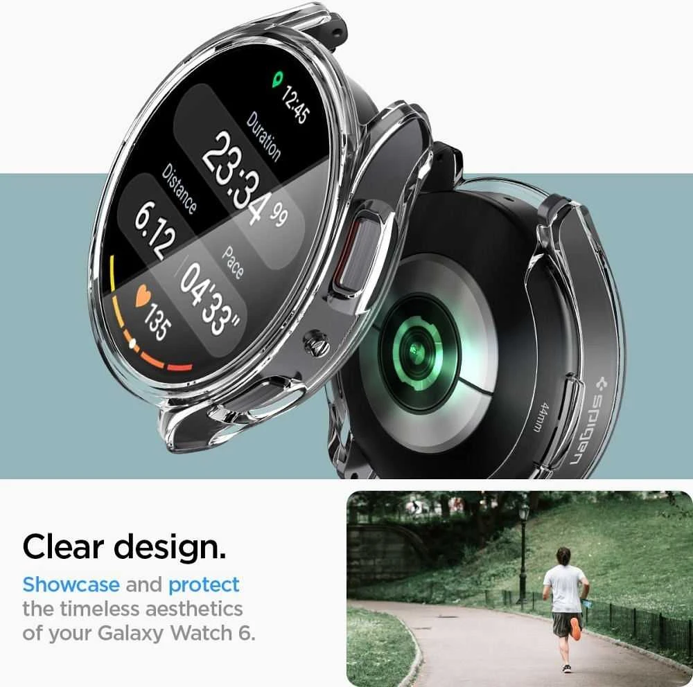 Spigen Ultra Hybrid Samsung Galaxy Watch 6 44mm skaidrus dėklas ACS06497