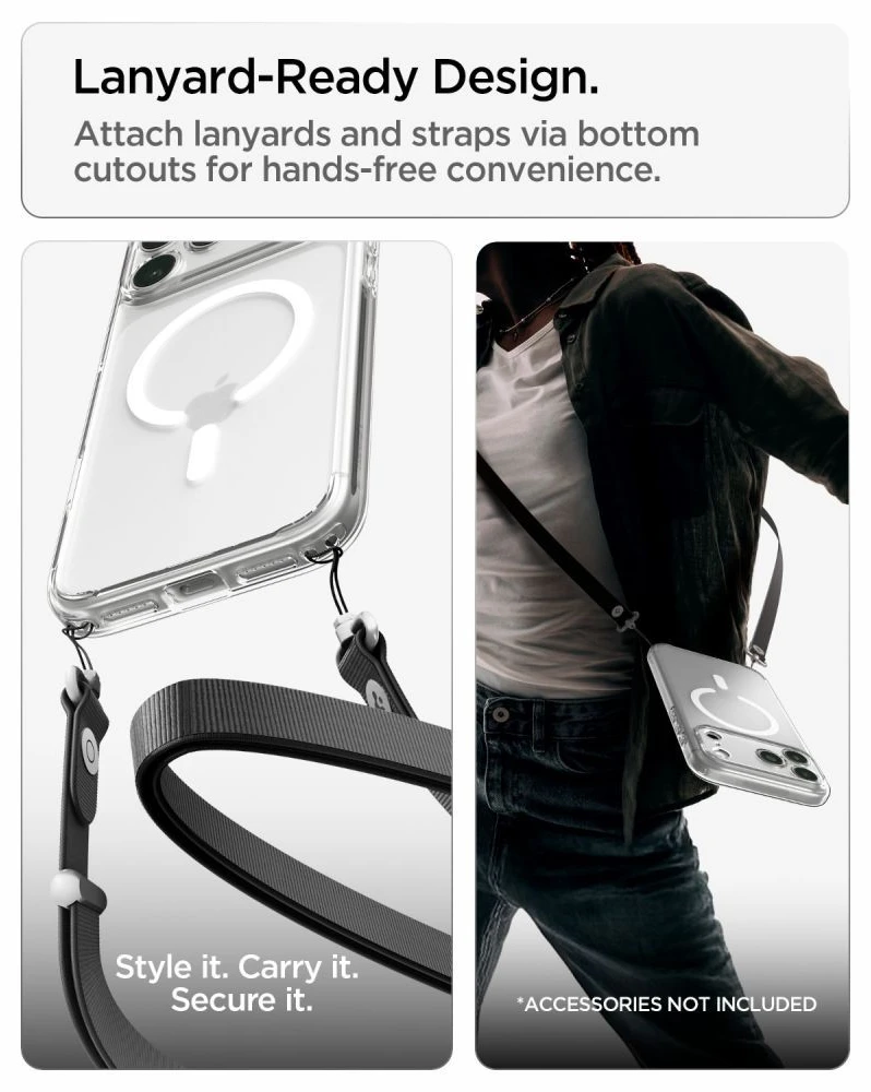Dėklas Spigen Ultra Hybrid MagSafe case for iPhone 18 Pro / 17 Pro - frost baltas