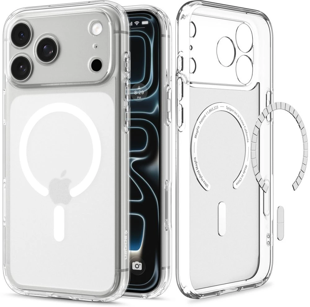 Dėklas Spigen Ultra Hybrid MagSafe case for iPhone 18 Pro / 17 Pro - frost baltas