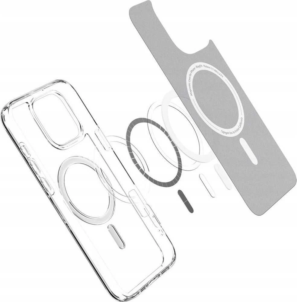 Spigen Ultra Hybrid Mag MagSafe Apple iPhone 16 Pro – dėklas telefonui baltos spalvos