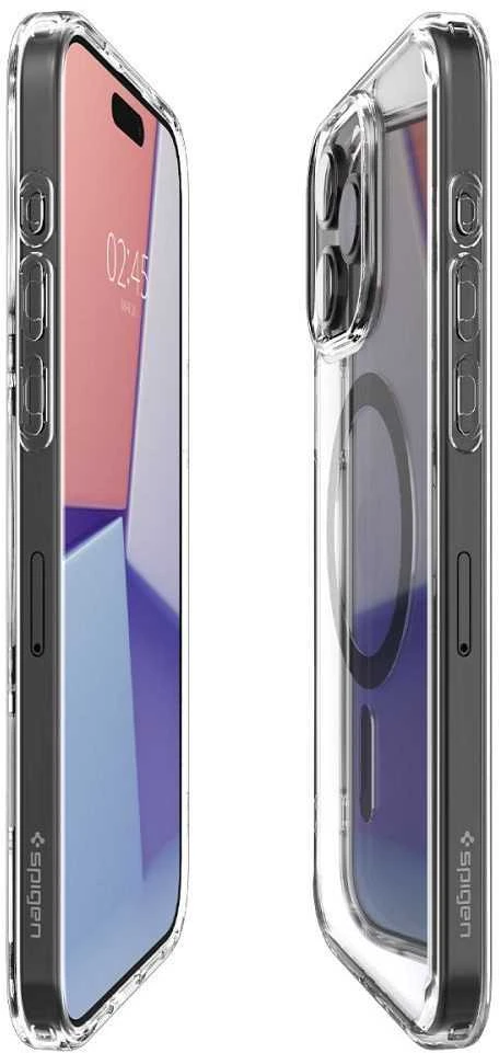 Spigen Ultra Hybrid (MagFit) dėklas skirtas Apple iPhone 15 Pro Max, spalva - Frost Black