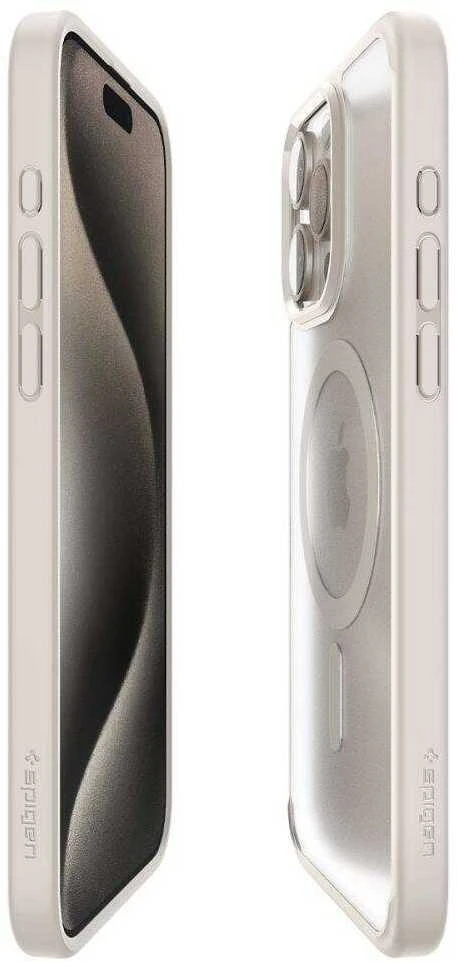 Spigen Ultra Hybrid Mag MagSafe Apple iPhone 16 Pro Max – dėklas telefonui titano spalvos