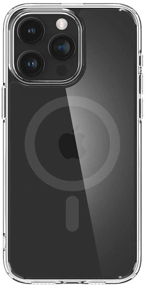 Spigen Ultra Hybrid (MagFit) dėklas skirtas Apple iPhone 15 Pro Max, spalva - Frost Black