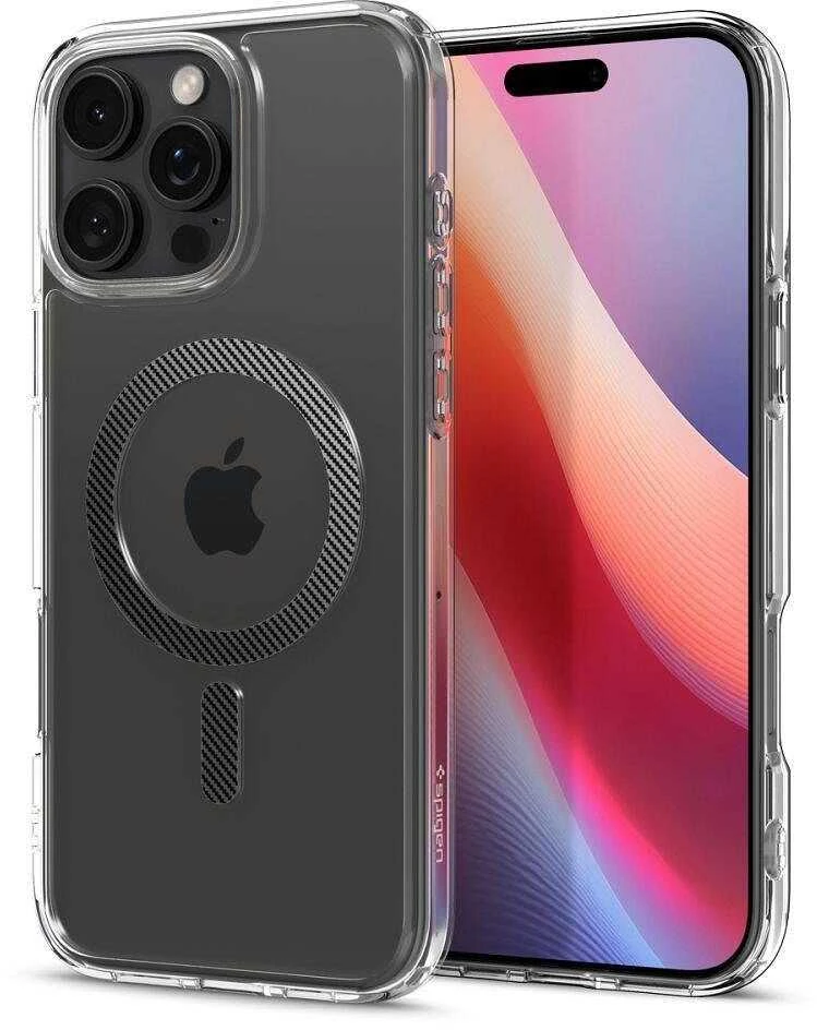Spigen Ultra Hybrid Mag MagSafe – dėklas skirtas Apple iPhone 16 Pro Carbon Fiber