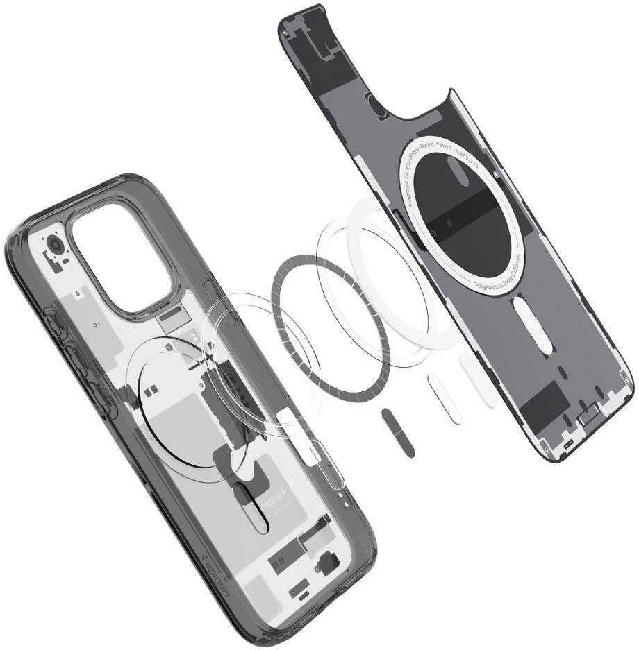 Dėklas „Spigen Ultra Hybrid MagSafe“, „Zero One“ – „Apple iPhone 16 Pro Max“