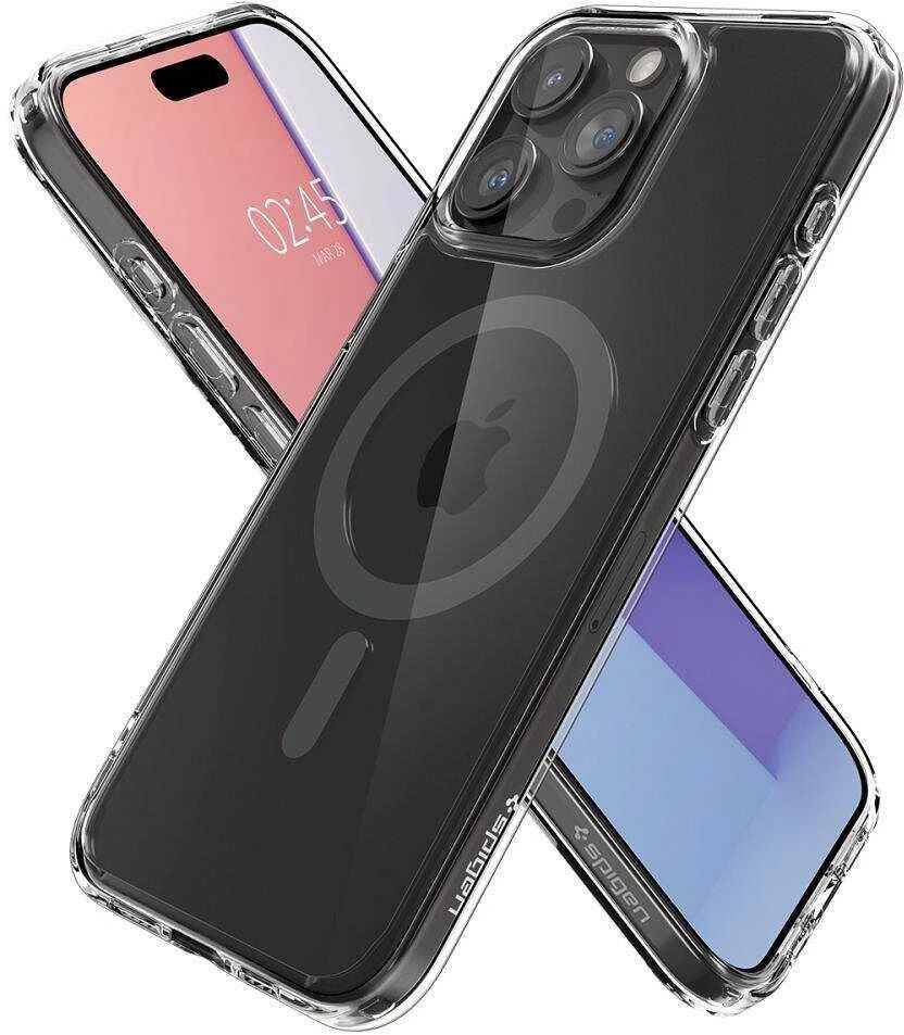 Spigen Ultra Hybrid Mag MagSafe Apple iPhone 16 Pro Max – dėklas telefonui pilkos spalvos