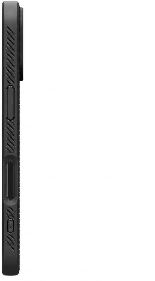 „Spigen Liquid Air“ dėklas, skirtas iPhone 17 – matinis juodas