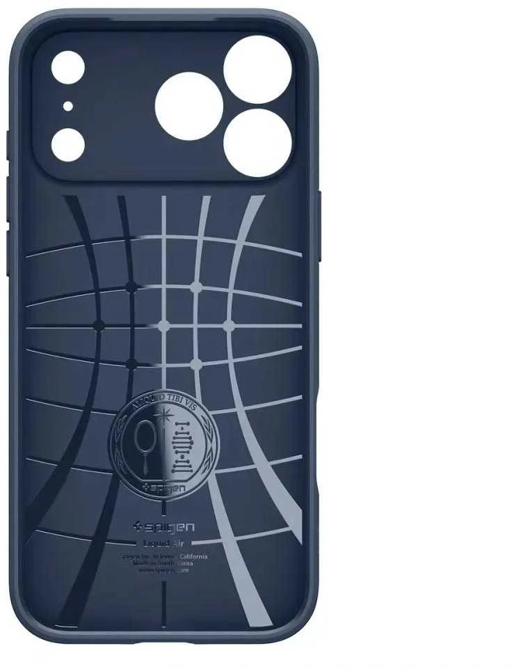 „Spigen Liquid Air“ dėklas, skirtas „iPhone 17 Pro Max“ - Mėlyna