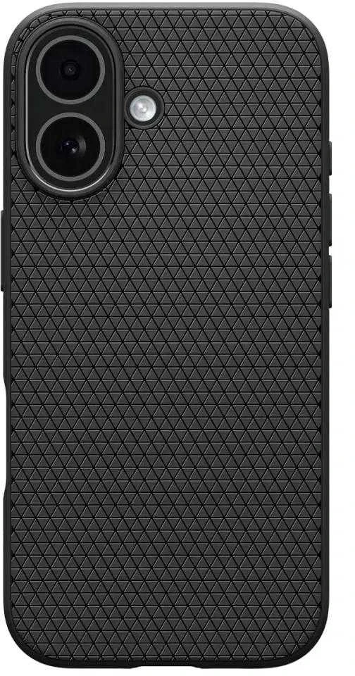 „Spigen Liquid Air“ dėklas, skirtas iPhone 17 – matinis juodas