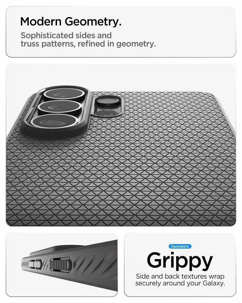 Spigen Liquid Air Mag MagSafe dėklas skirtas Samsung Galaxy S26 Ultra – pilkos spalvos