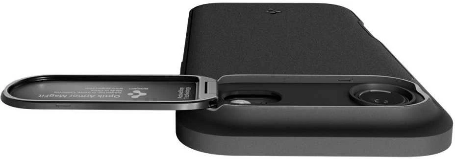 Dėklas Spigen Optik Armor MagSafe, juodos spalvos – Apple iPhone Air
