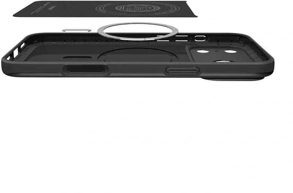 Dėklas Spigen Thin Fit MagSafe, juodas - iPhone 17 Pro Max