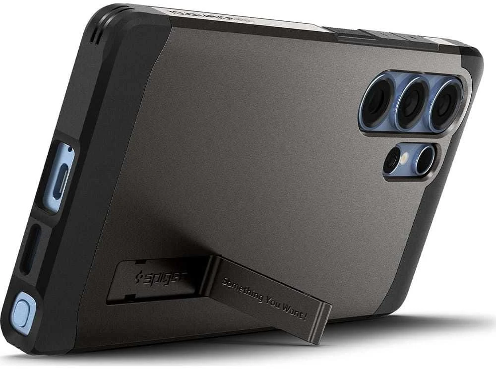 Spigen Tough Armor MagSafe Samsung Galaxy S25 Ultra – dėklas telefonui pilkos spalvos