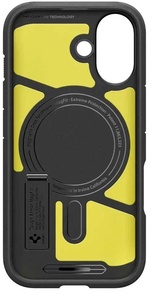 Spigen Tough Armor "T" MagSafe dėklas skirtas Apple iPhone 17 – juodos spalvos