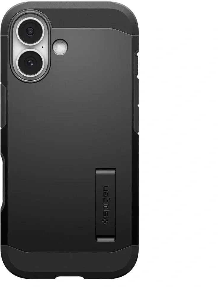 Spigen Tough Armor "T" MagSafe dėklas skirtas Apple iPhone 17 – juodos spalvos