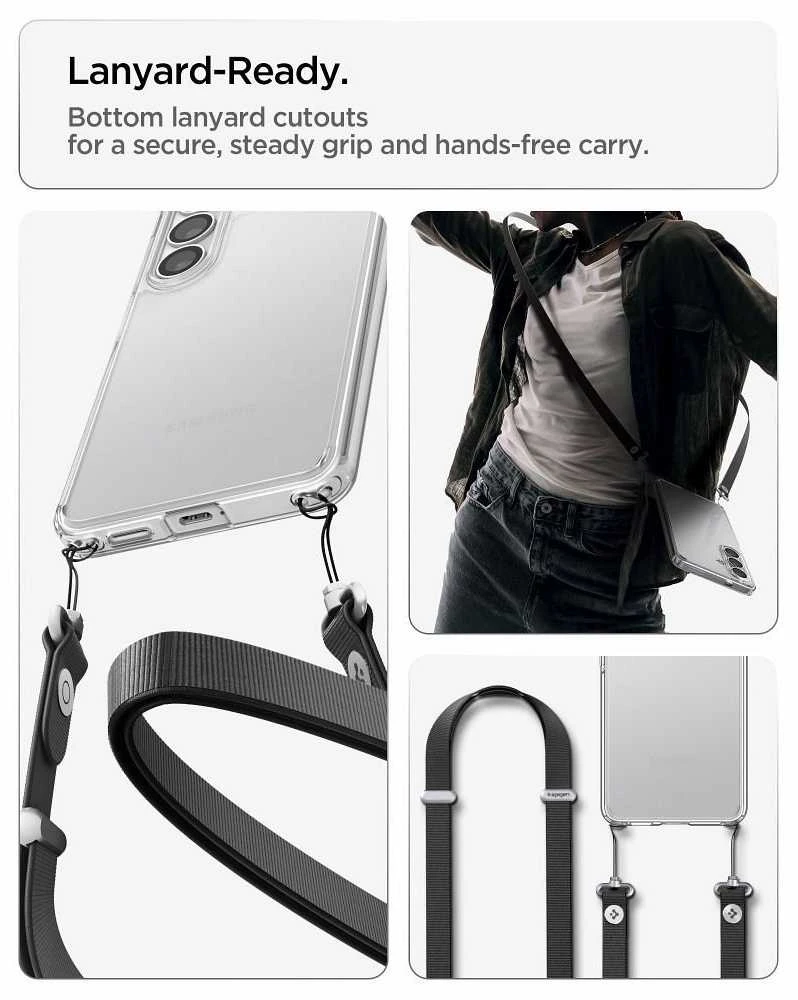 Spigen Ultra Hybrid dėklas skirtas Samsung Galaxy S26 – skaidrus