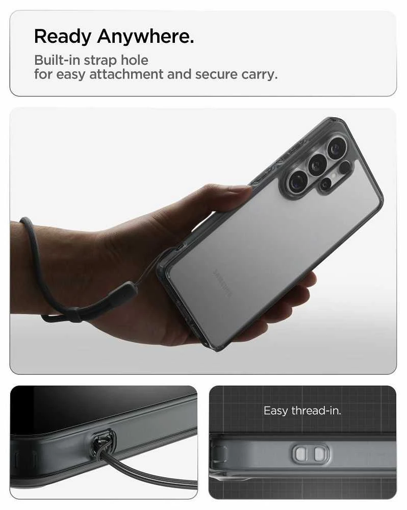 Spigen Ultra Hybrid dėklas skirtas Samsung Galaxy S26 Ultra – pusiau skaidrus
