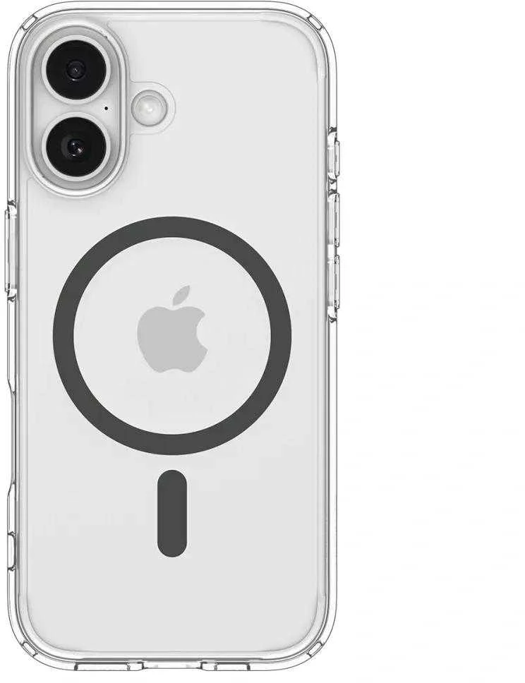 Spigen Ultra Hybrid MagSafe dėklas skirtas Apple iPhone 17 – skaidrus pilkos spalvos