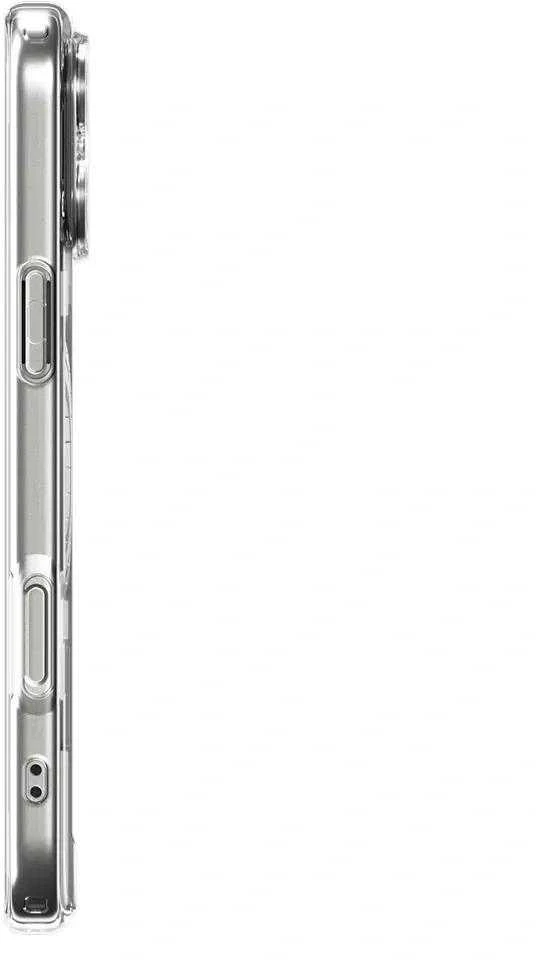 Spigen Ultra Hybrid MagSafe dėklas skirtas Apple iPhone 17 Pro – skaidrus and baltos spalvos