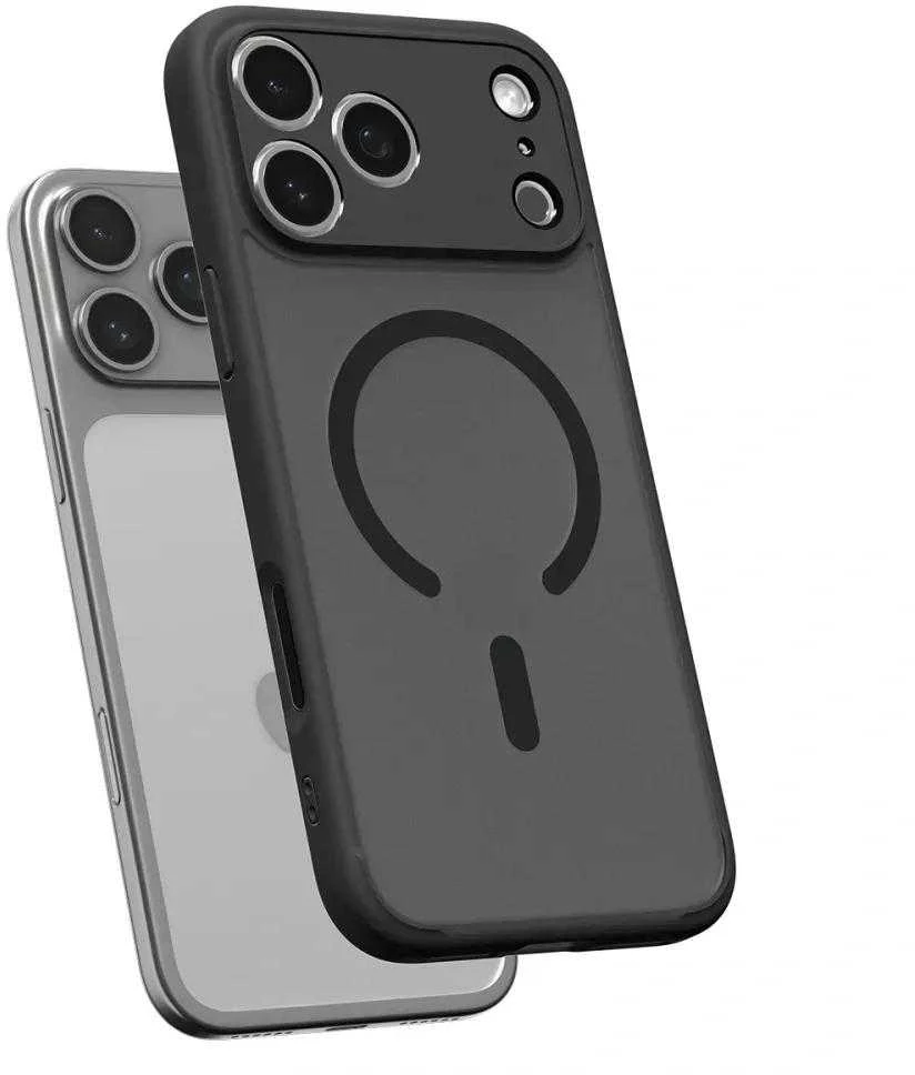Dėklas Spigen Ultra Hybrid MagSafe, frost juodas - iPhone 17 Pro Max