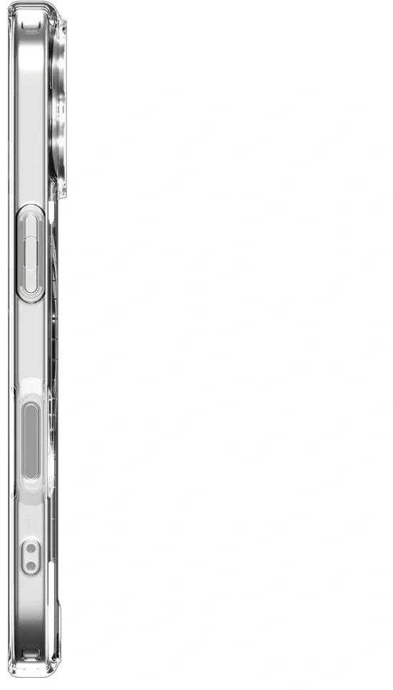 Spigen Ultra Hybrid MagSafe dėklas skirtas Apple iPhone 17 – skaidrus and baltos spalvos