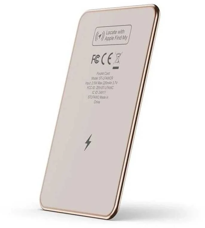 „Satechi FindAll?“ piniginės kortelė su „Apple Find My“ – dykumos rožinė