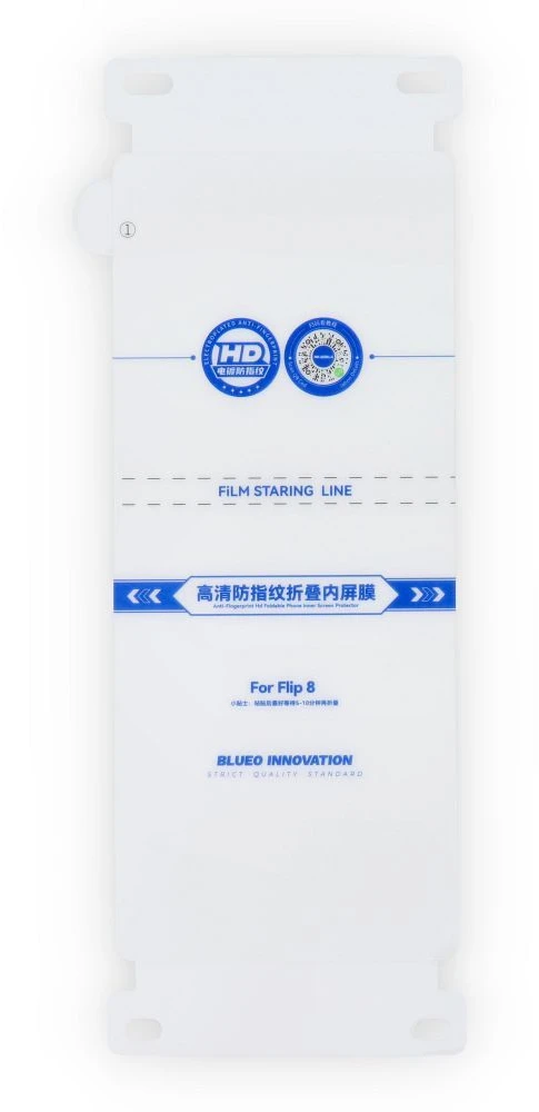 Blueo Szkło Hartowane 5D do Samsung FLIP 7 / FLIP 8 Mr. Monkey Glass juoda (Foldable Inner Screen Protector)