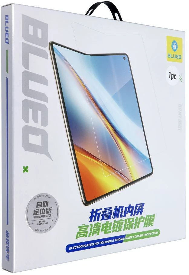 Blueo Szkło Hartowane 5D do Samsung FOLD 7 / FOLD 8 ULTRA Mr. Monkey Glass juoda (Foldable Inner Screen Protector)