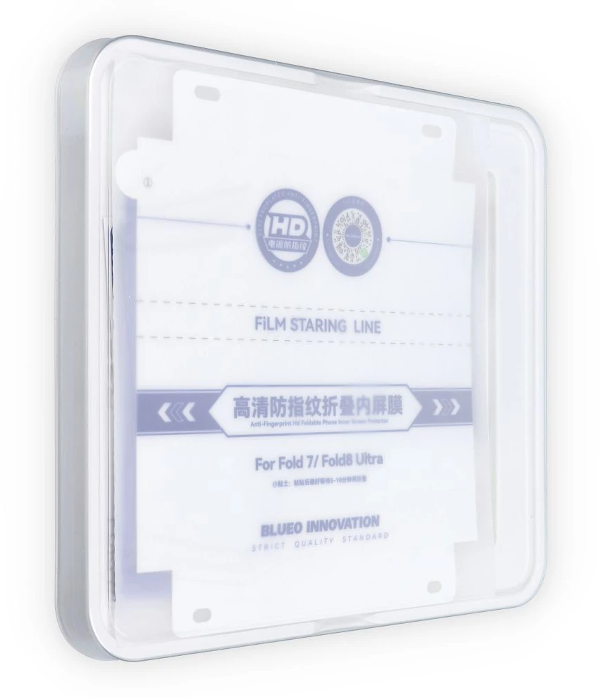 Blueo Szkło Hartowane 5D do Samsung FOLD 7 / FOLD 8 ULTRA Mr. Monkey Glass juoda (Foldable Inner Screen Protector)