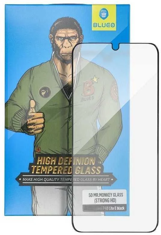 Blueo 5D Mr. Monkey Glass – Apple iPhone 14 Plus juodas (Strong HD)