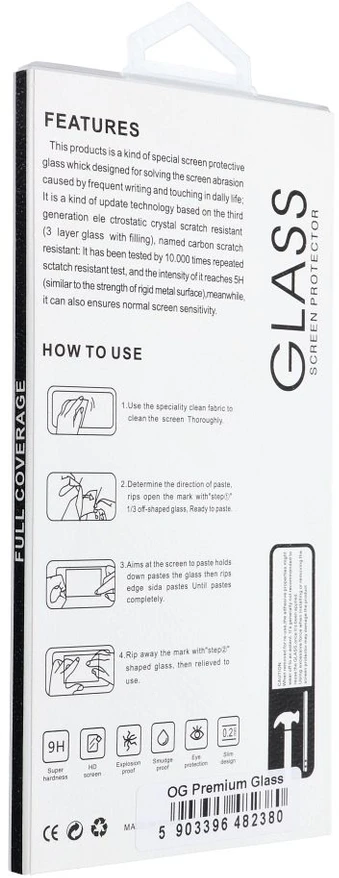 OG 6D Premium Privacy Glass - for Iphone 18 Pro Max juodas