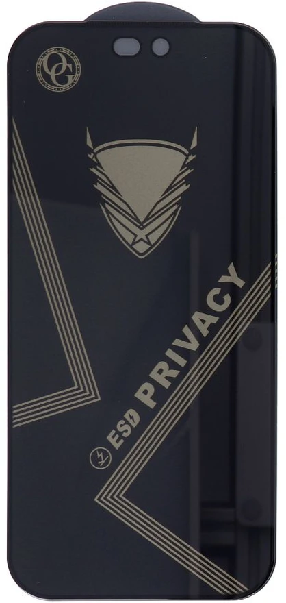 OG 6D Premium Privacy Glass - for Iphone 18 Pro Max juodas